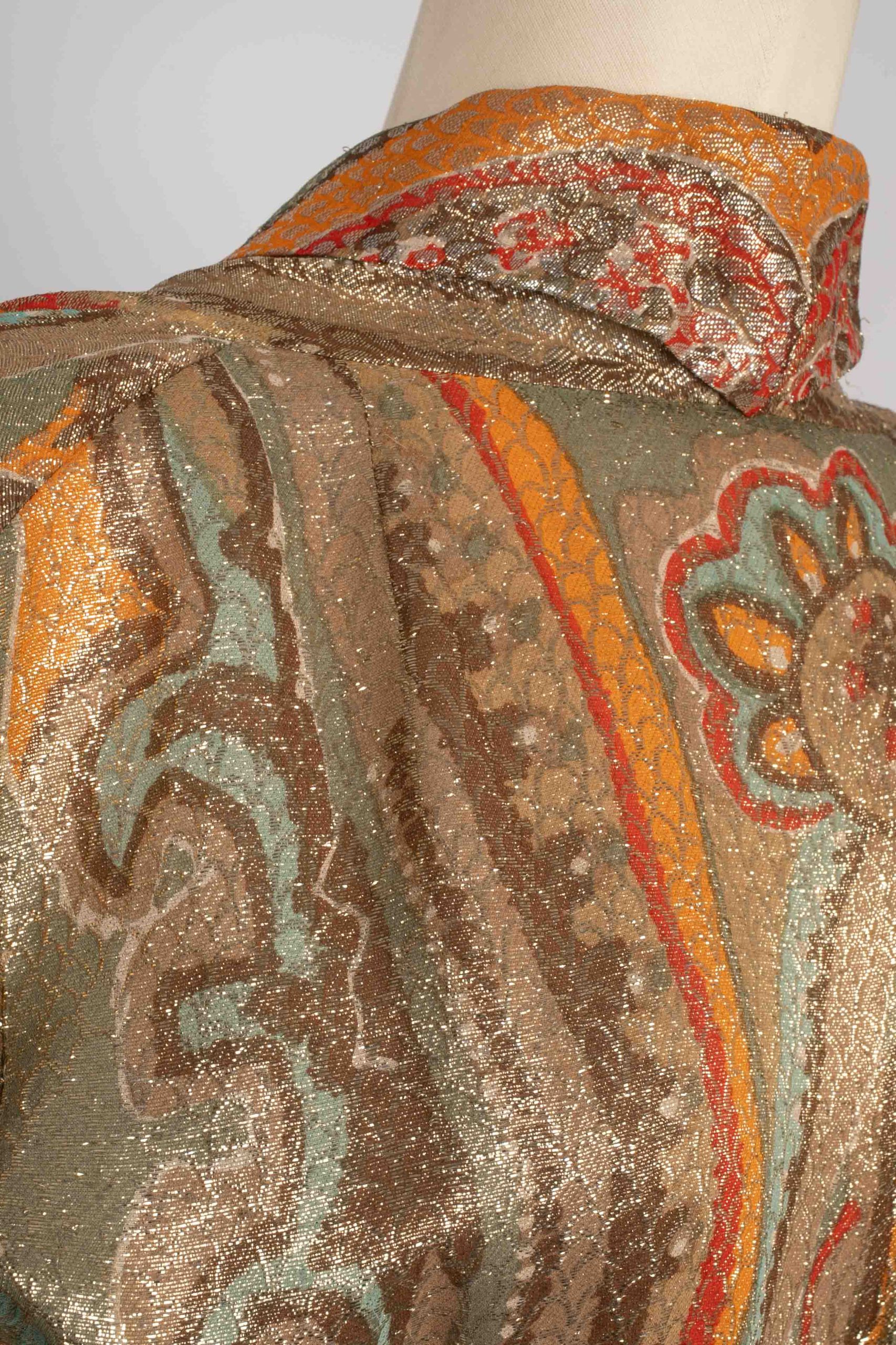 Robe en lamé 1960's – Image 9