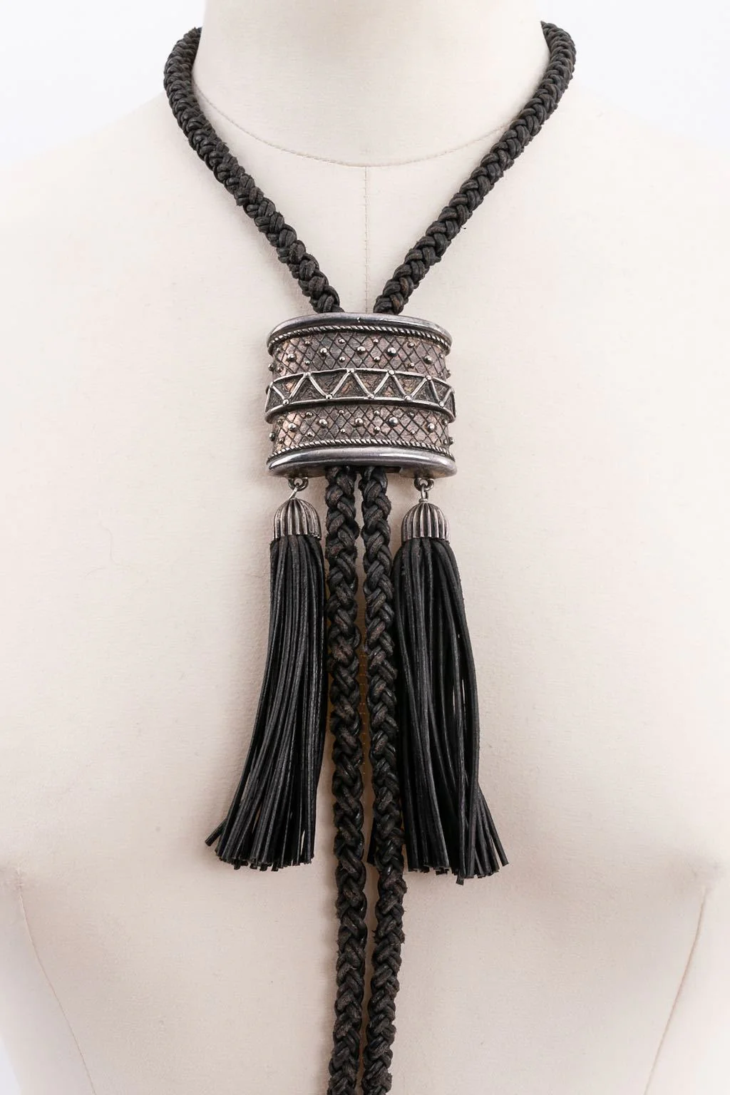 Collier en cuir Dior – Image 5