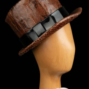 Chapeau en serpent Yves Saint Laurent Haute Couture