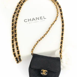Sac "Classique Micro" Chanel collection 1989/1991