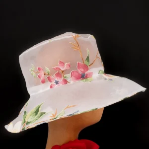 Chapeau fleuri Marie Mercié