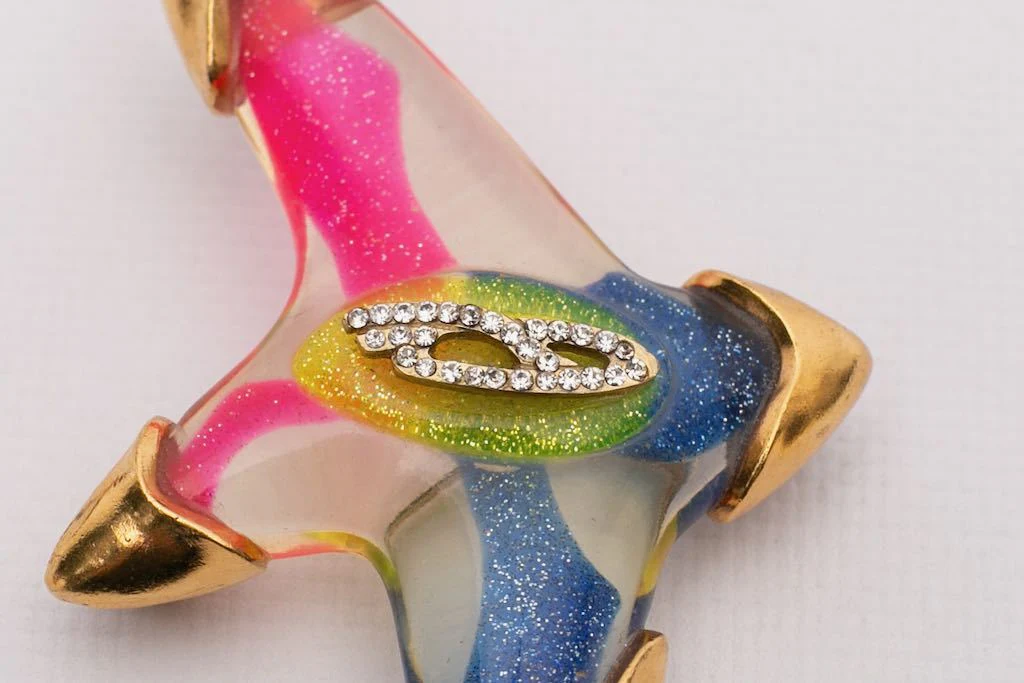 Broche multicolore Christian Lacroix – Image 6