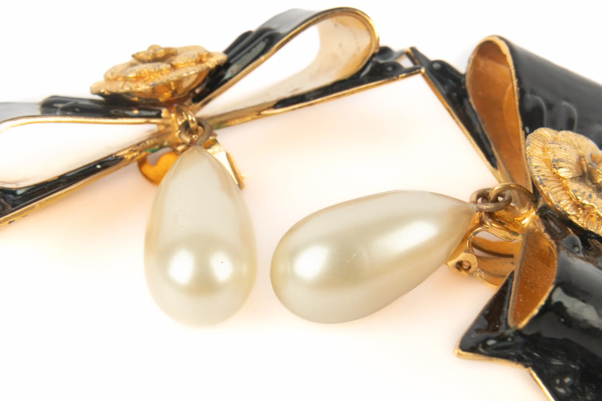 Boucles d'oreilles "Noeud" Chanel 1988 – Image 9