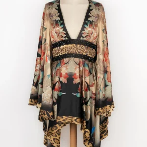 Robe en soie Cavalli