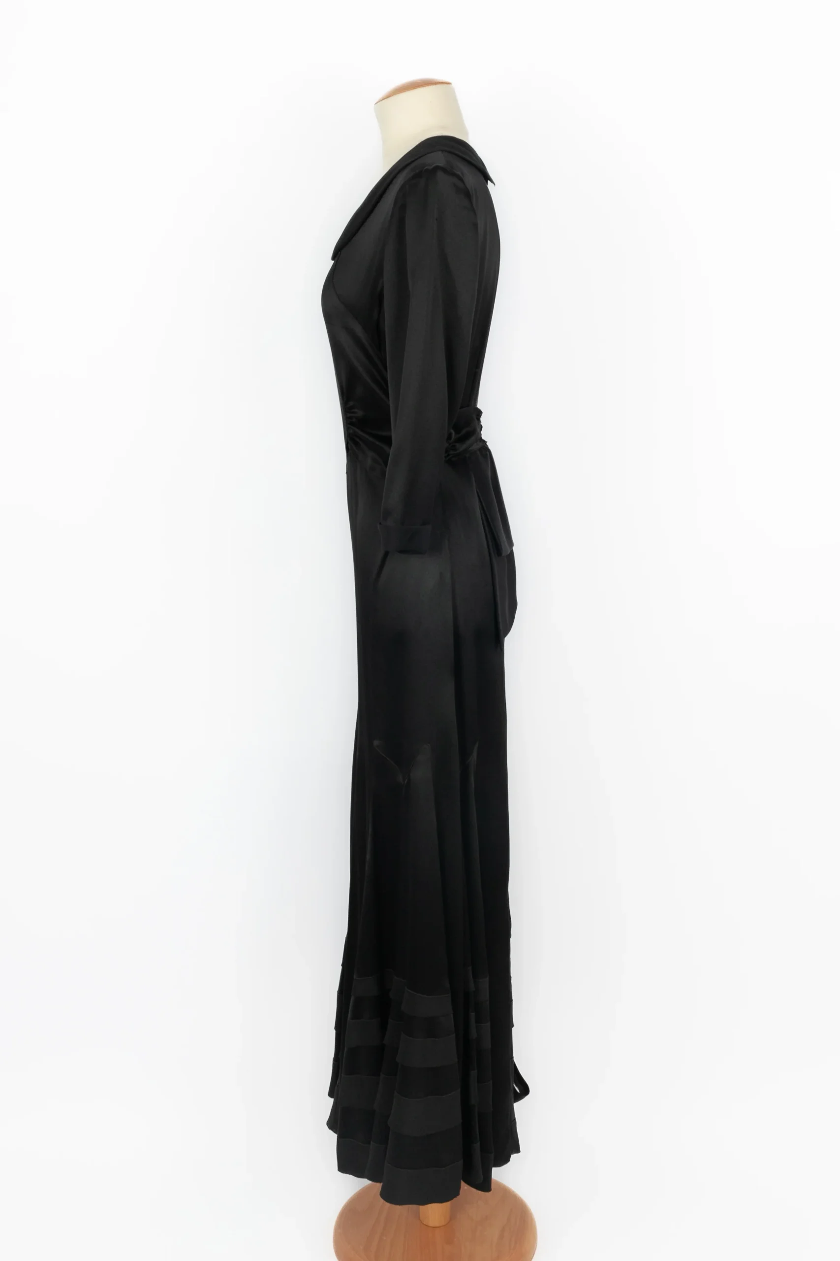 Robe en soie 1930's – Image 5