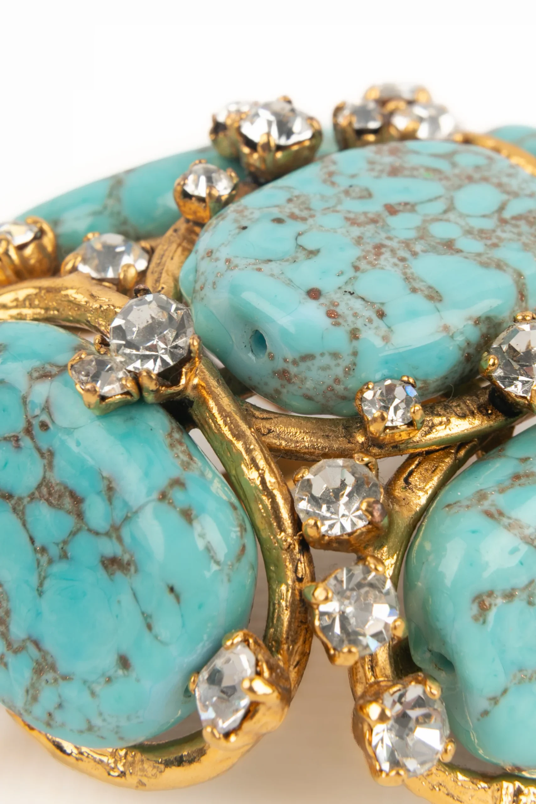Broche turquoise Chanel 1994 – Image 7