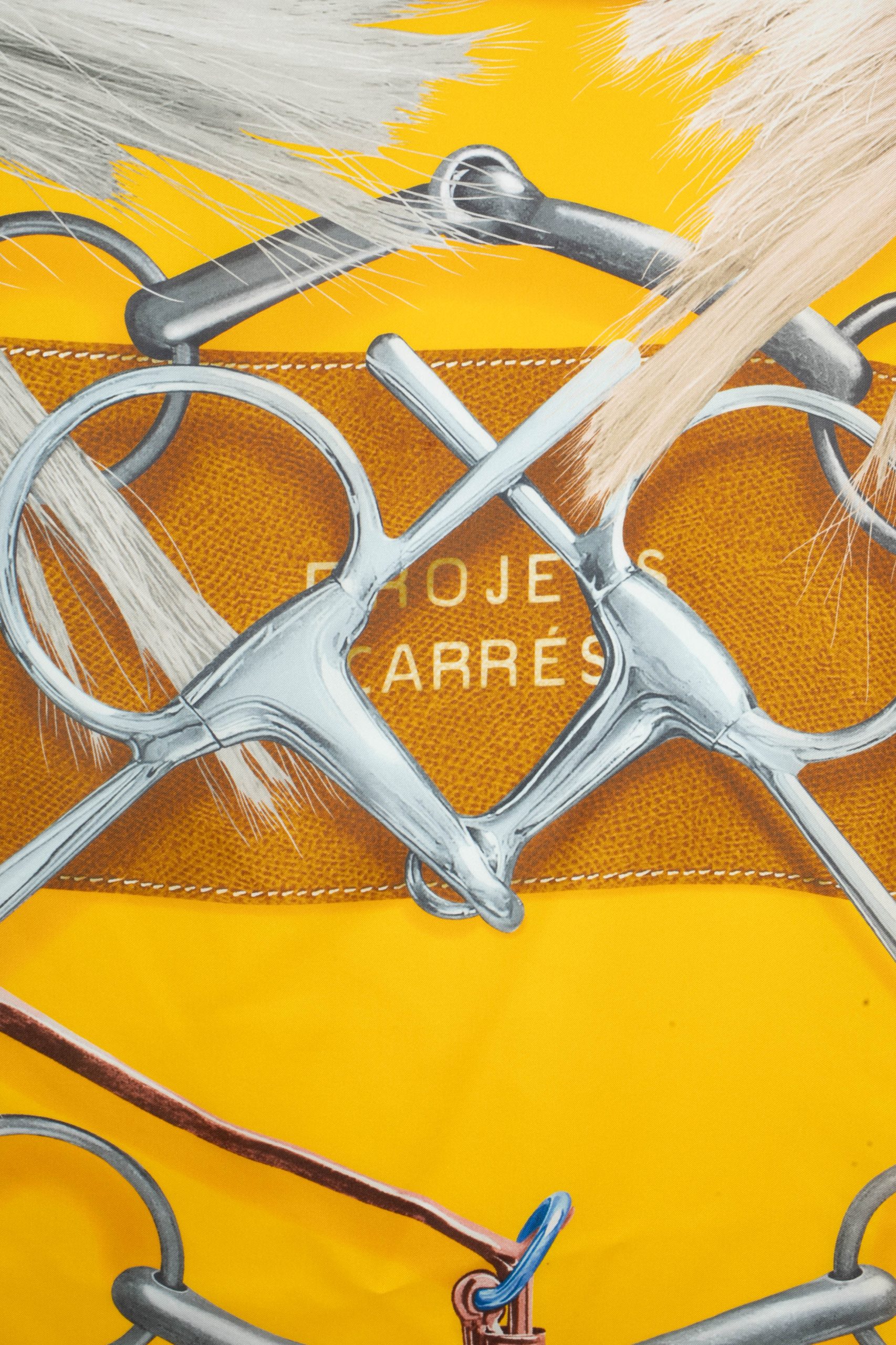 Foulard / Carré "Projets carrés au crayon" Hermès – Image 8