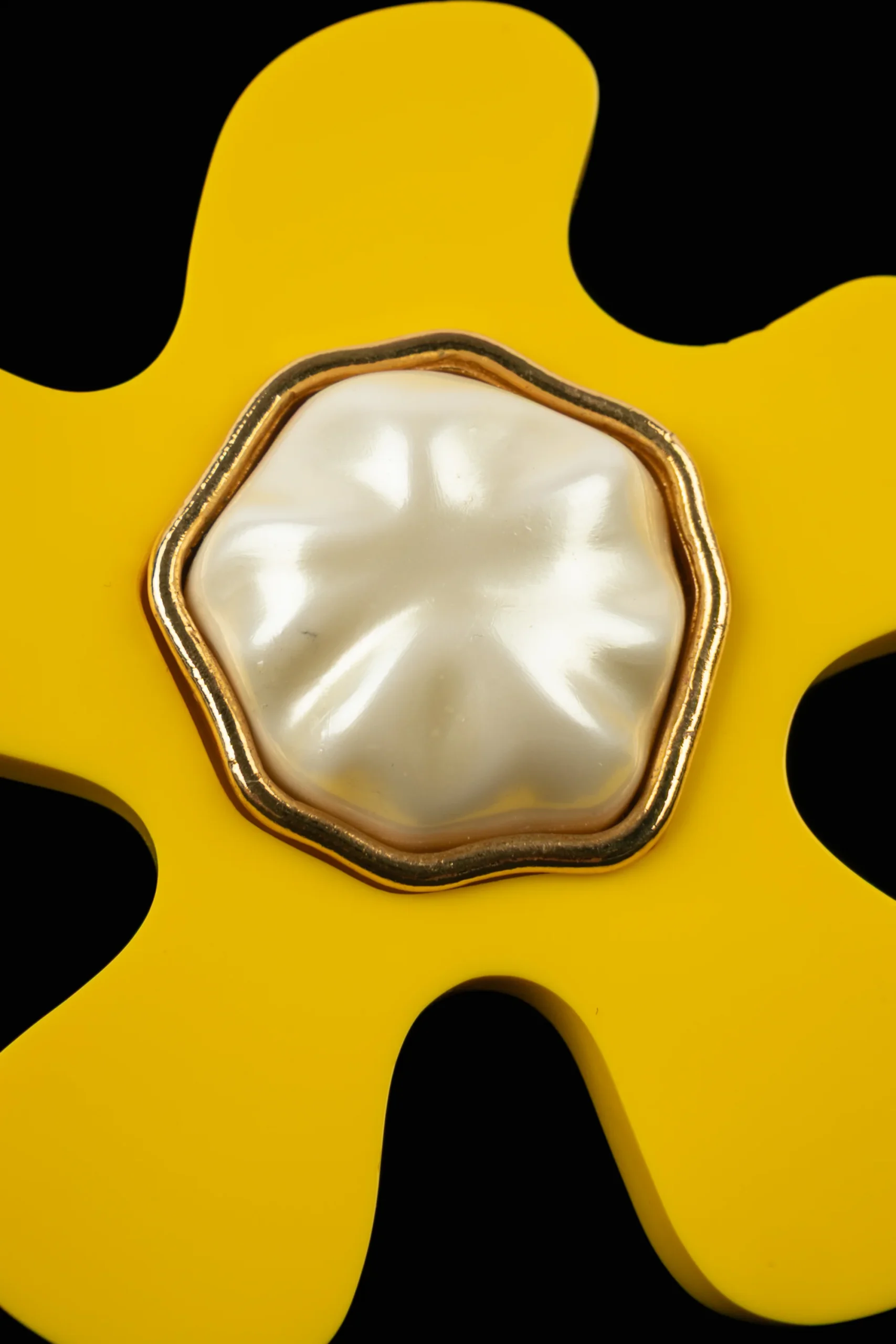 Boucles d'oreilles "Fleur" Chanel Eté 1991 – Image 8