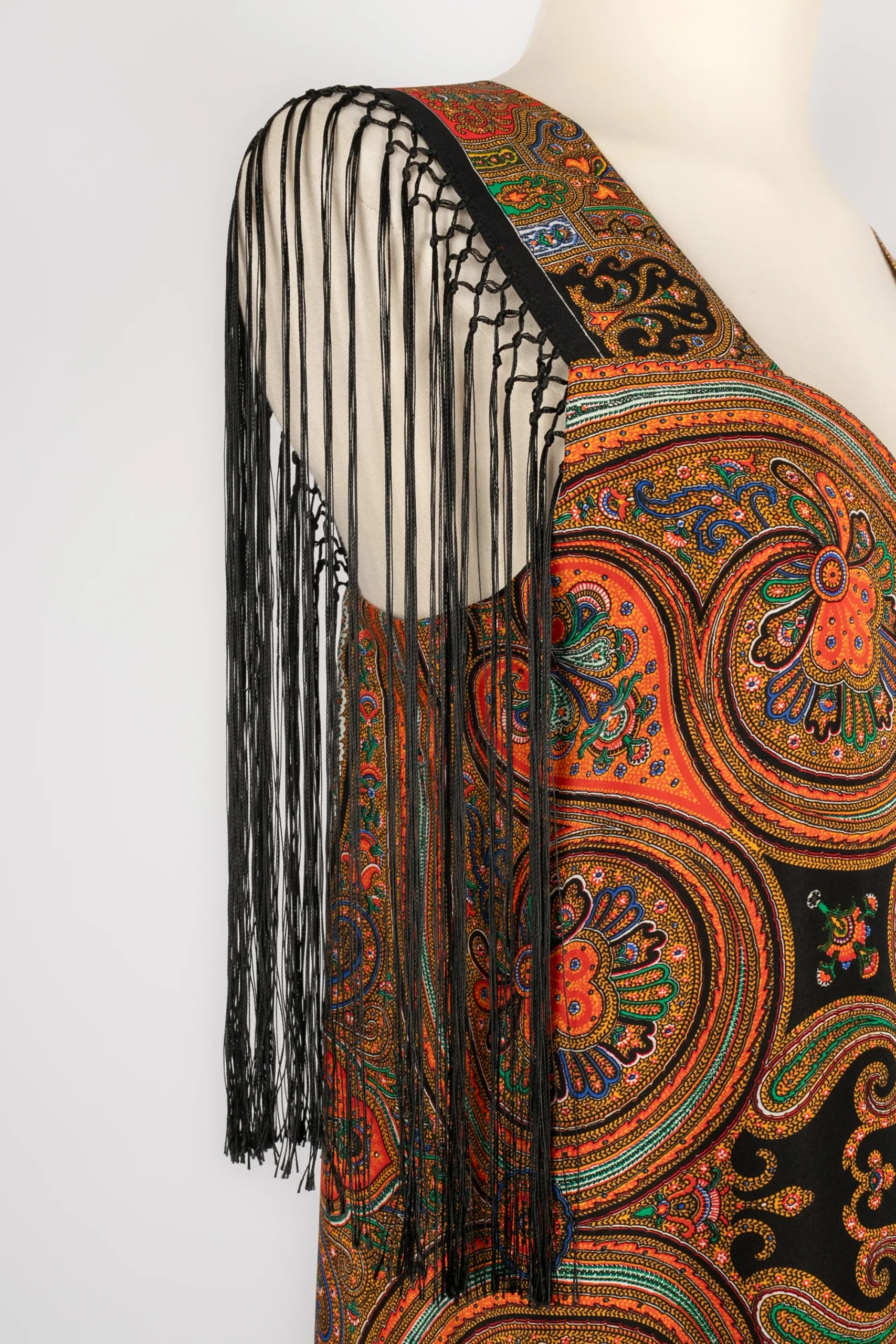 Robe en soie 1930's – Image 7