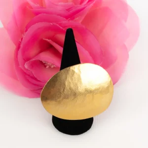 Bague dorée Van Der Straeten