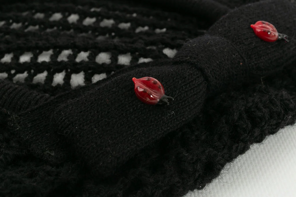 Béret en laine noire – Image 7