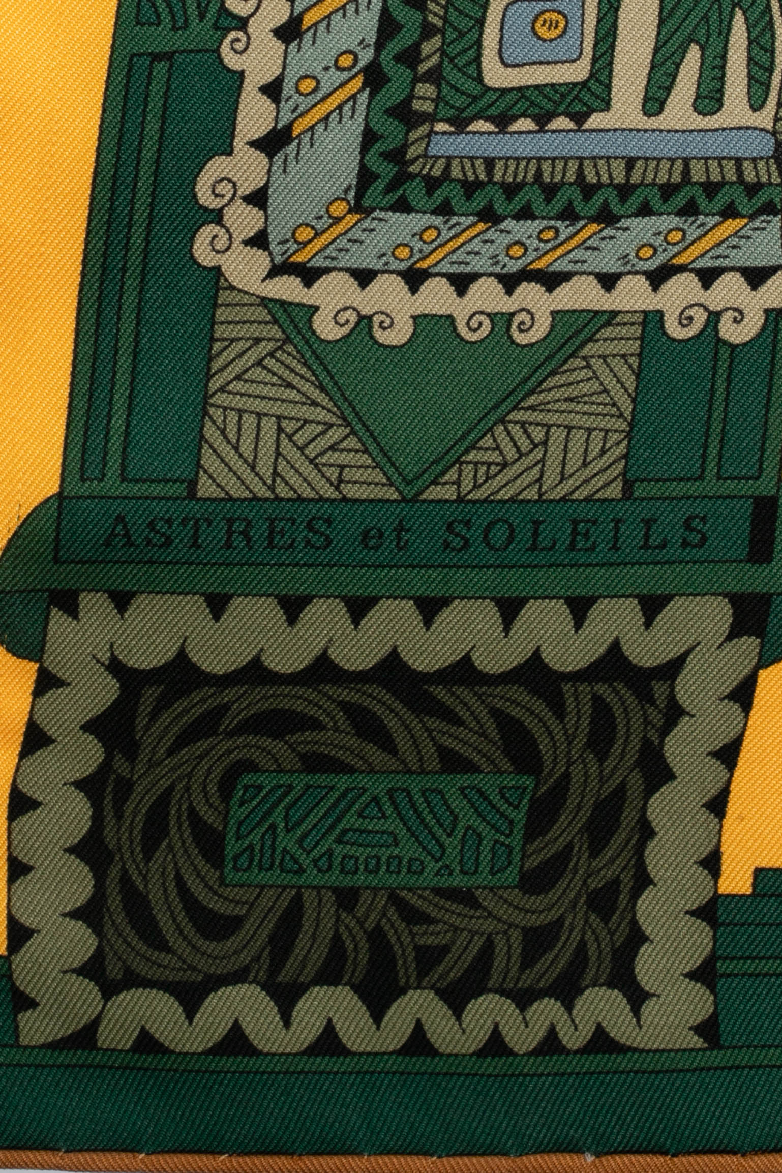 Foulard / Carré "Astres et Soleil" Hermès – Image 6