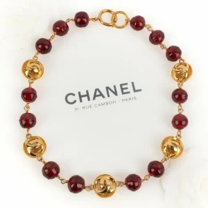 Collier cc Chanel Printemps 1990