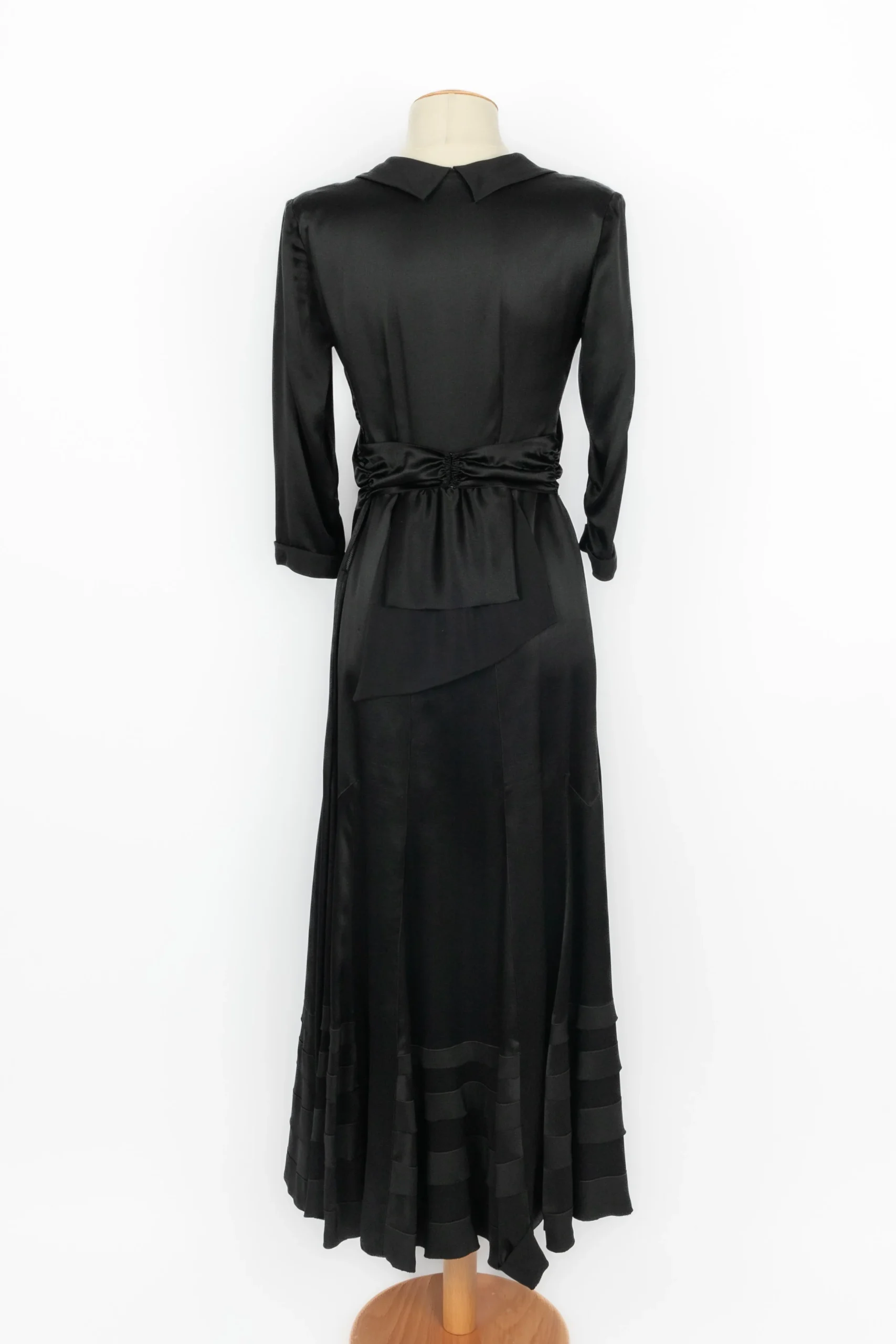 Robe en soie 1930's – Image 4
