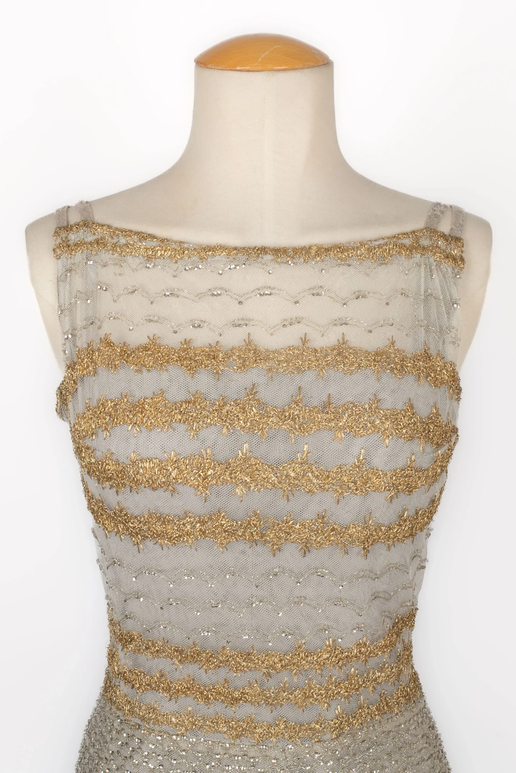 Robe vintage Dragoni Venezia Haute Couture 1950's – Image 7