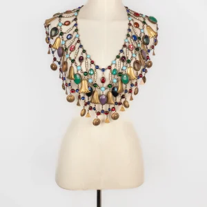Collier plastron "Egyptien" Théâtre