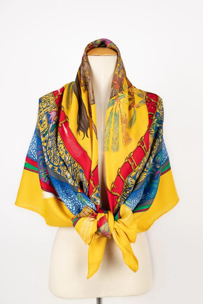 Étole "Feux d'artifice" Hermès – Image 2