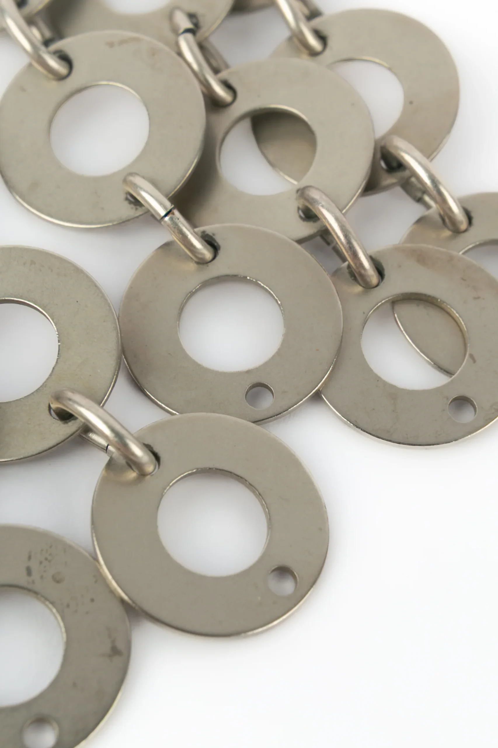 Boucles d'oreilles argentées Paco Rabanne – Image 7