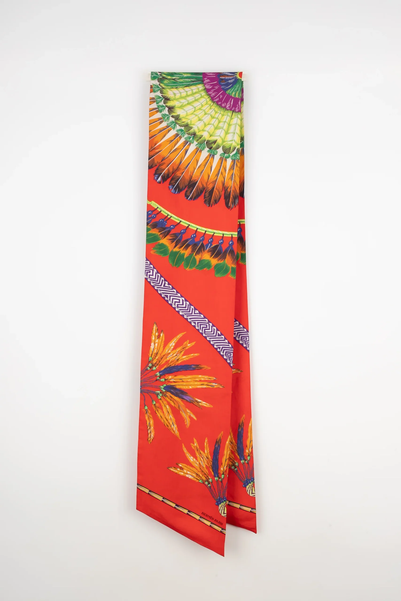 Echarpe en soie Hermès – Image 5