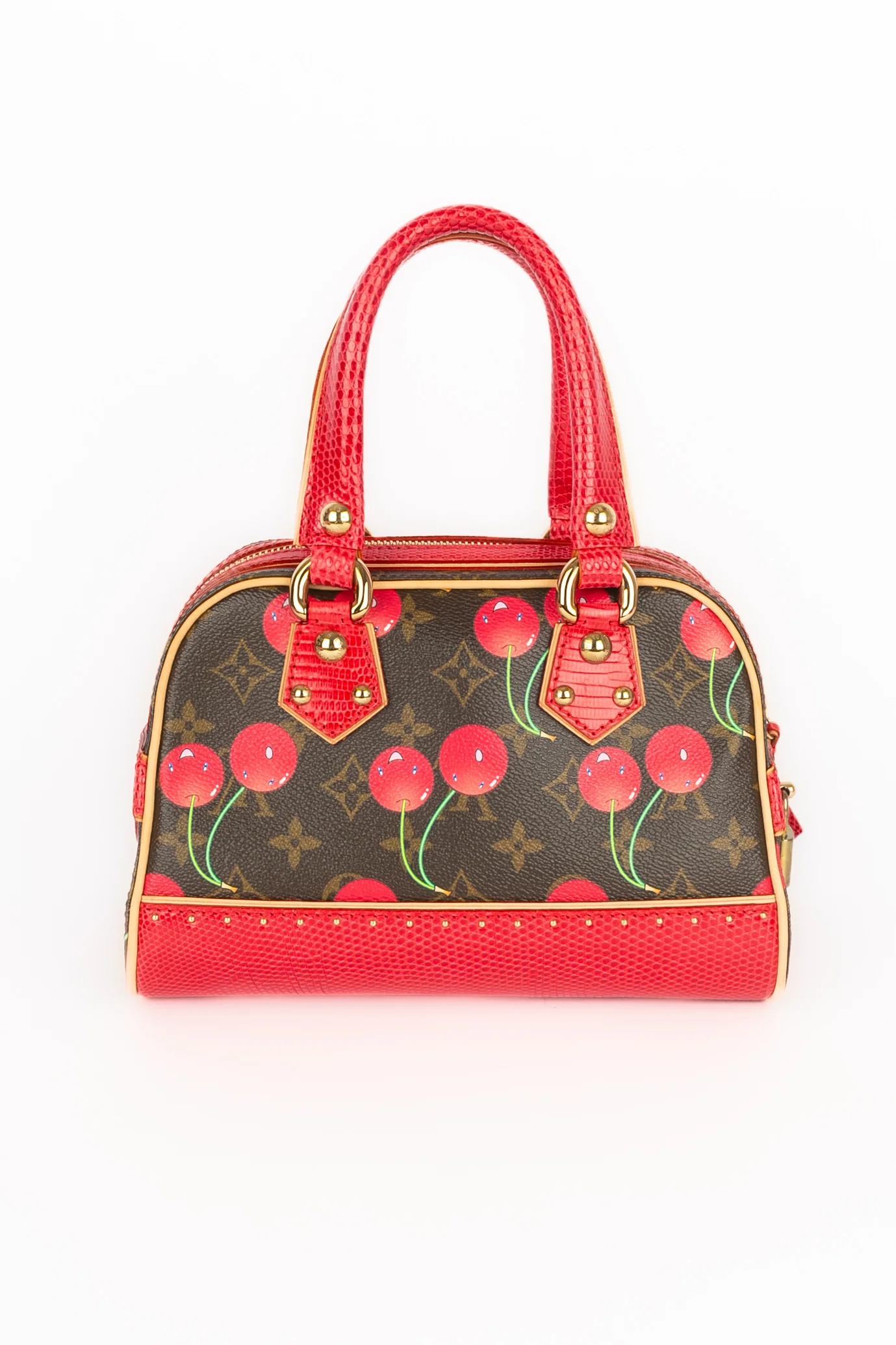 Sac Neo Deauville Cerises Louis Vuitton x Takashi Murakami 2005 édition limité – Image 3