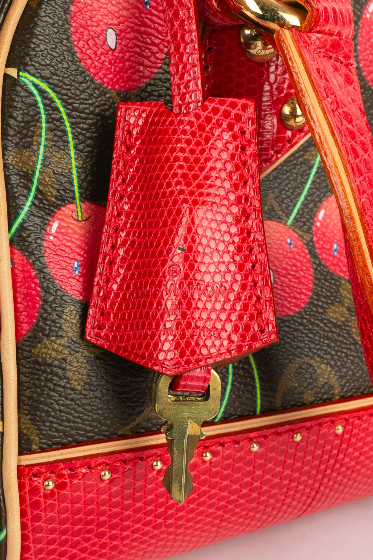 Sac Neo Deauville Cerises Louis Vuitton x Takashi Murakami 2005 édition limité – Image 9