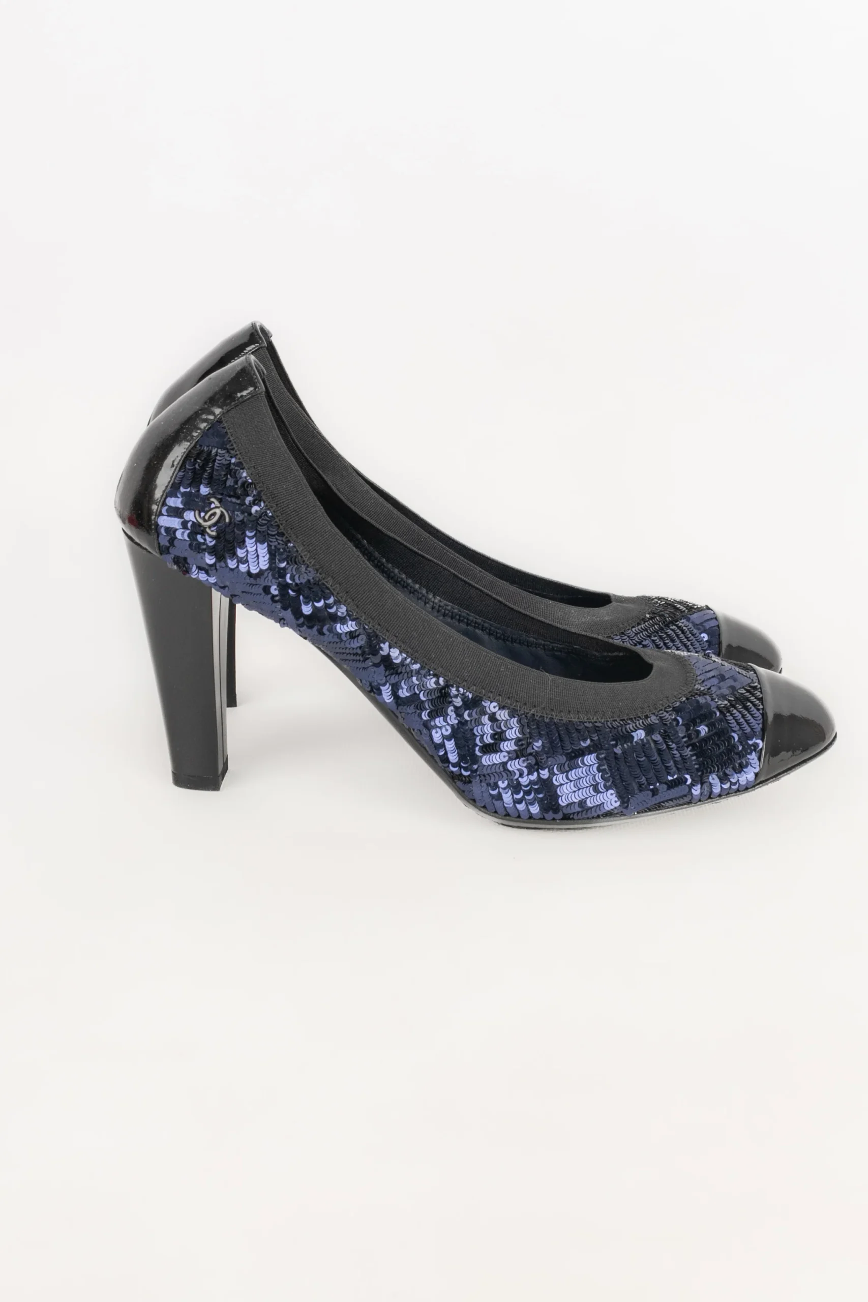 Escarpins bleus Chanel – Image 7