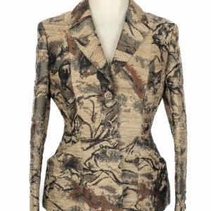 Veste "art pariétal" Christian Dior Resort 2018