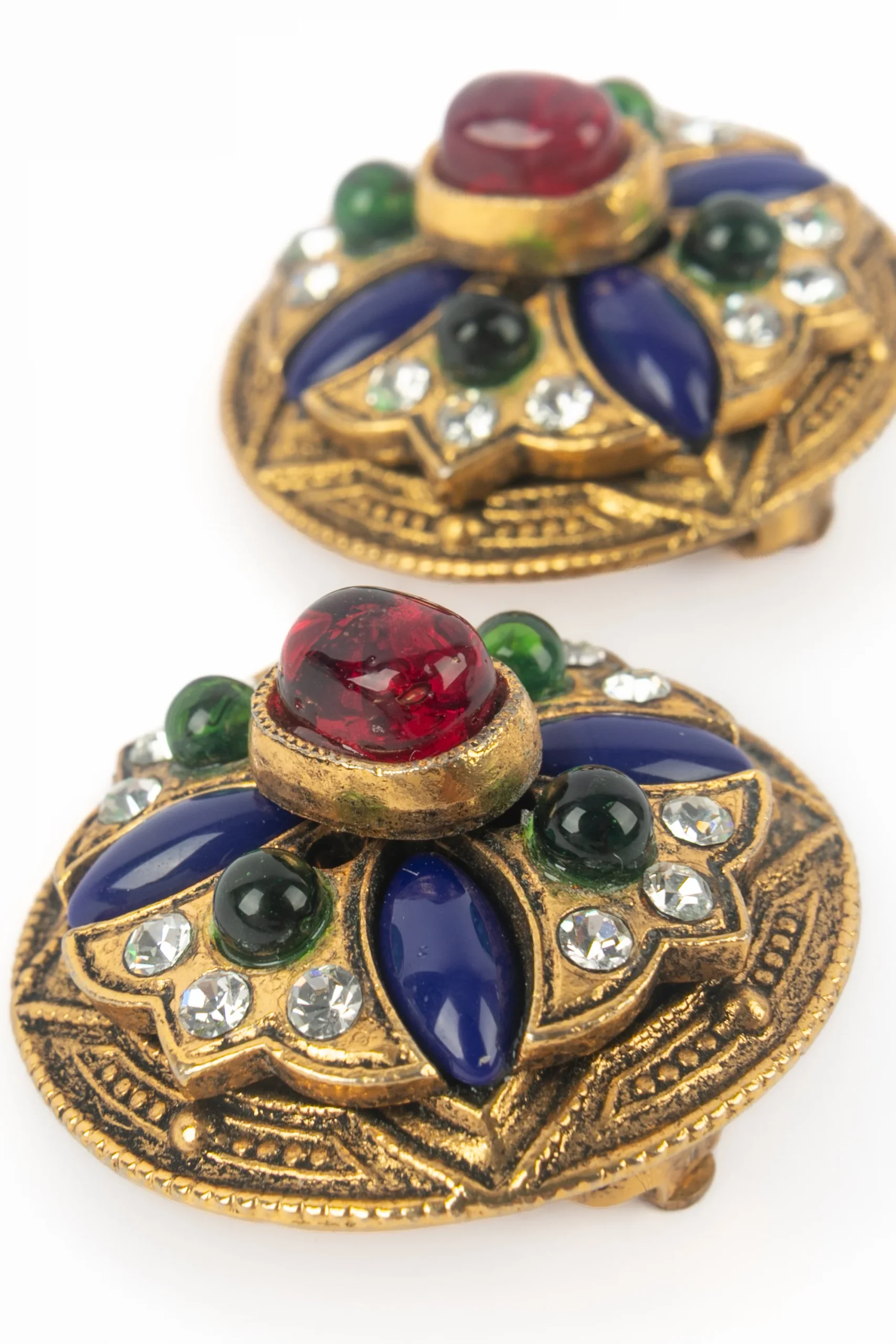 Boucles d'oreilles byzantine Chanel – Image 5