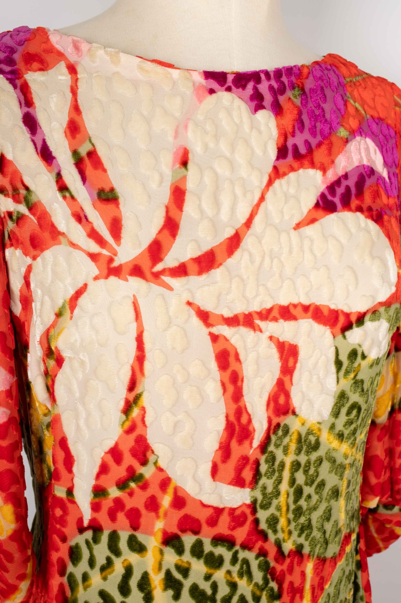 Robe en velours 1970's – Image 6