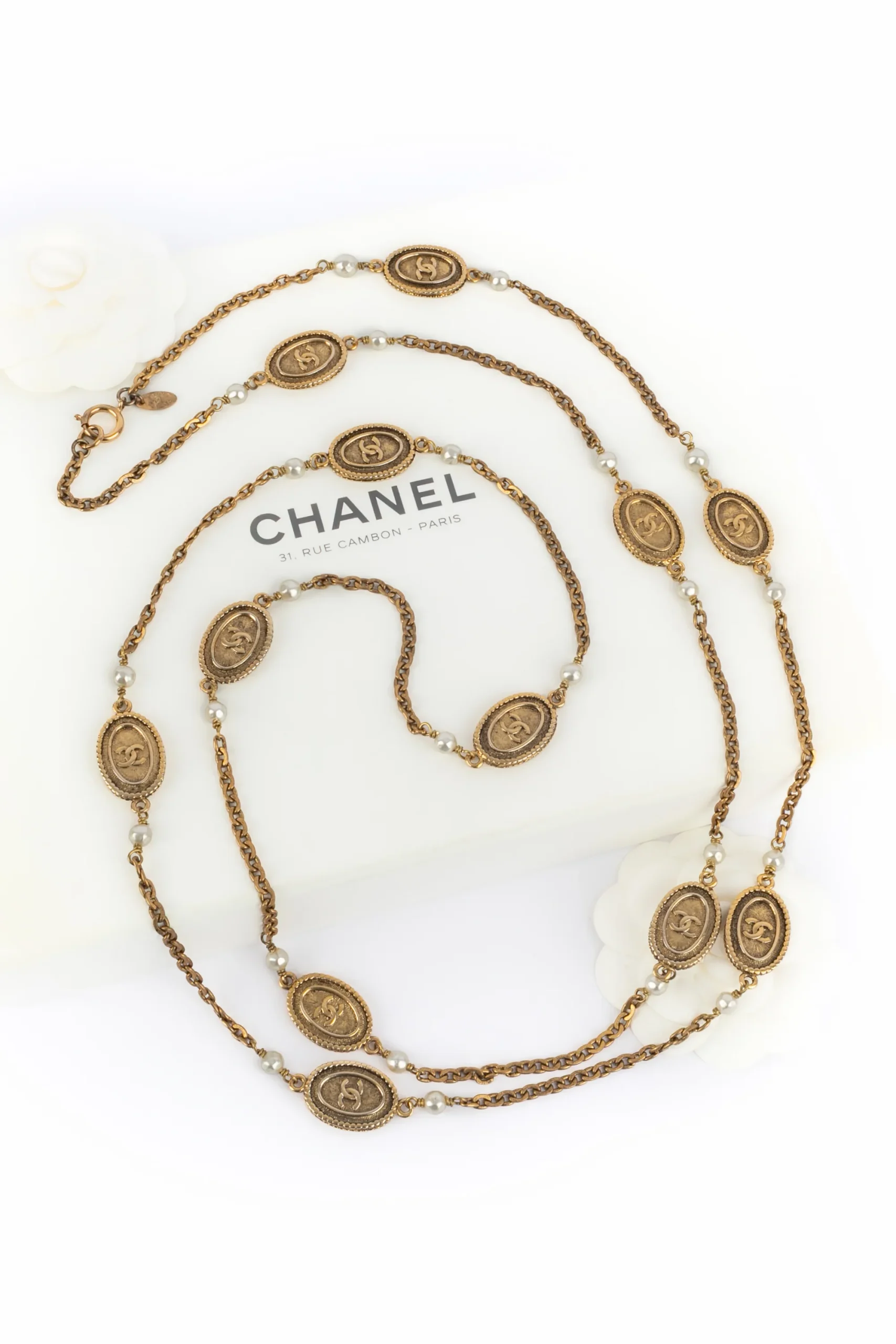 Collier sautoir Chanel 1985's – Image 2