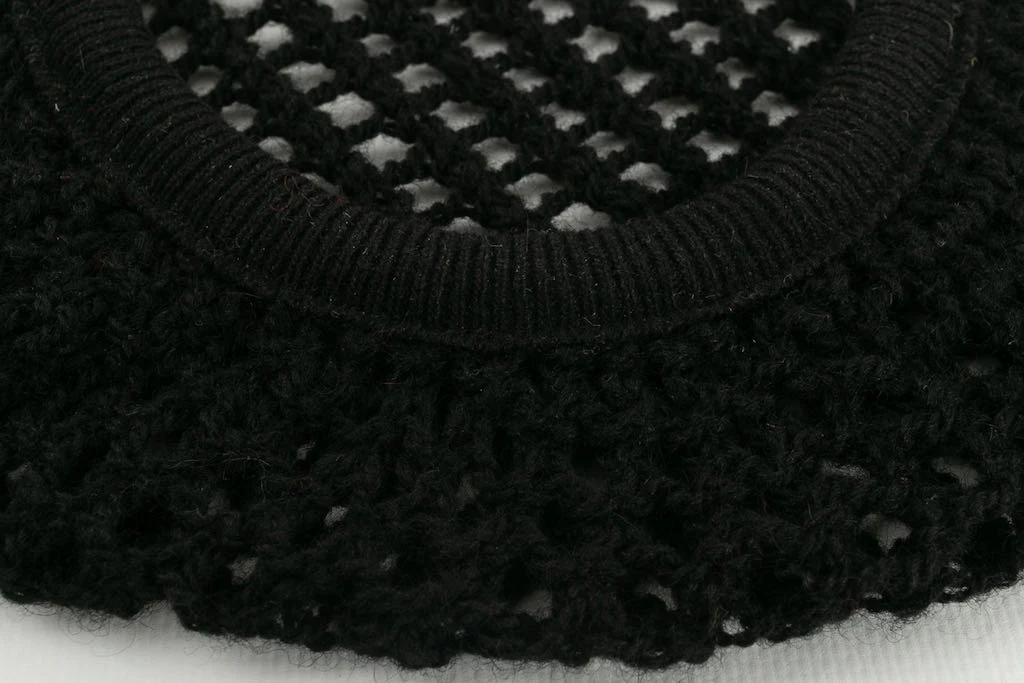 Béret en laine noire – Image 6