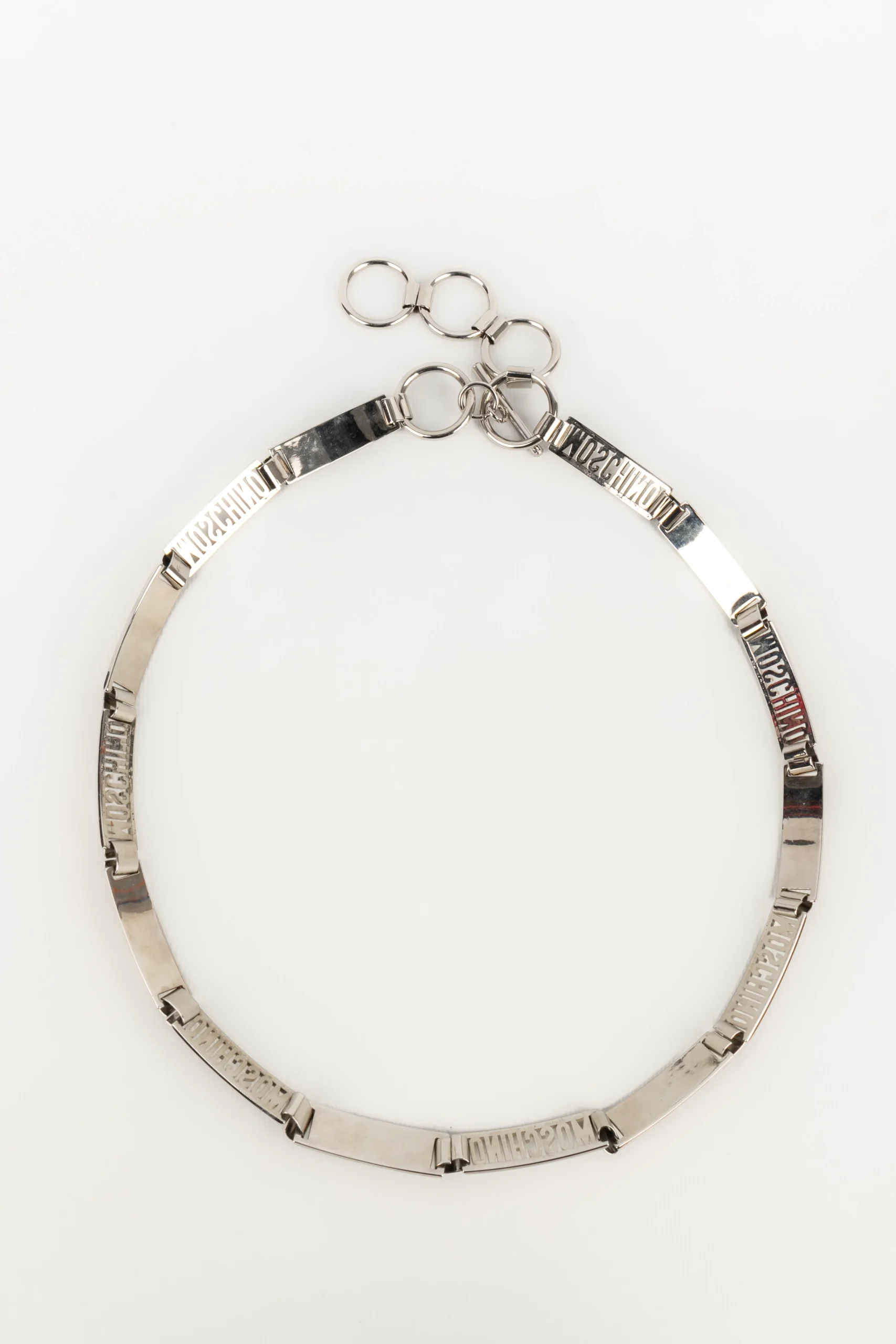Ceinture argentée Moschino – Image 9