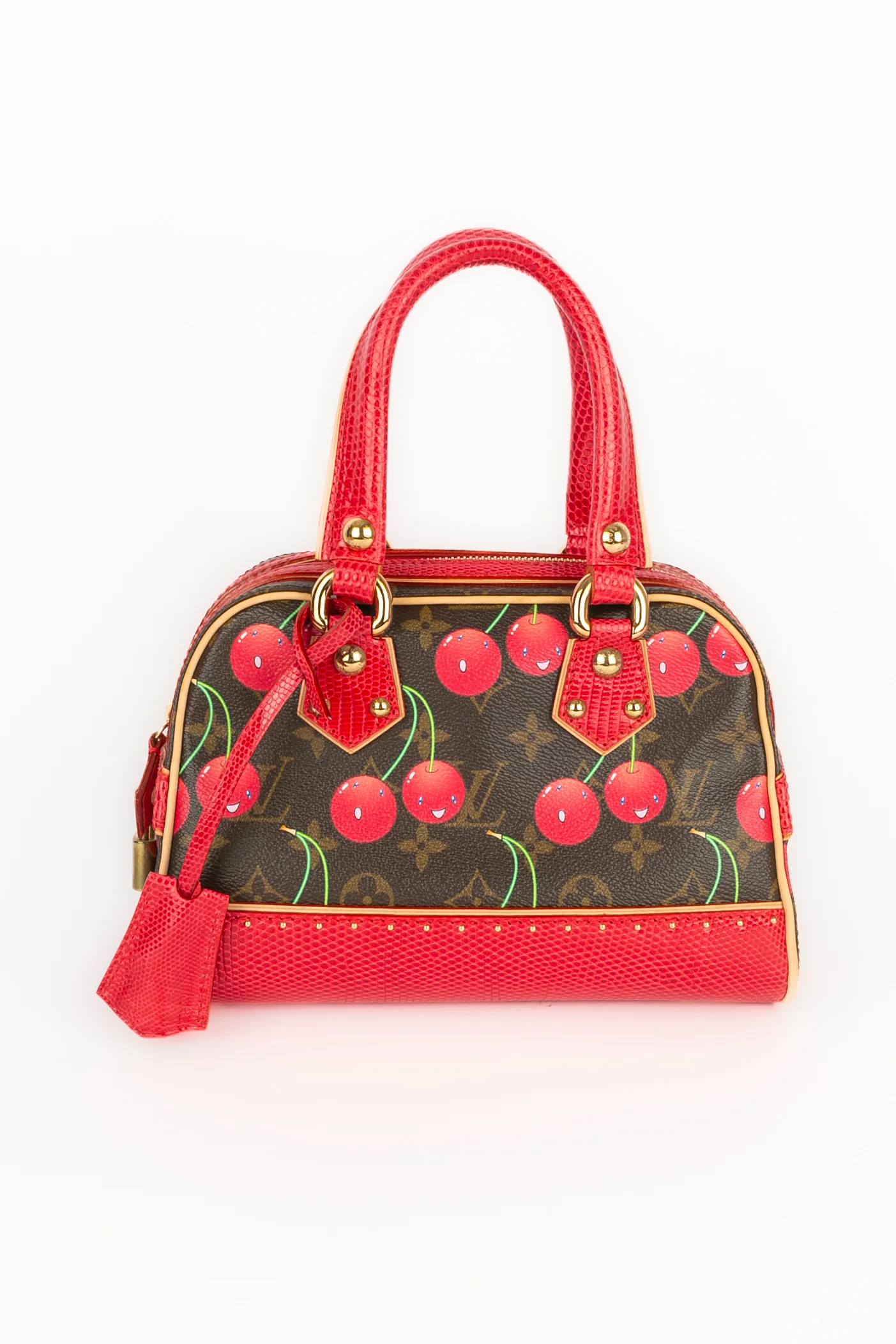 Sac Neo Deauville Cerises Louis Vuitton x Takashi Murakami 2005 édition limité – Image 6