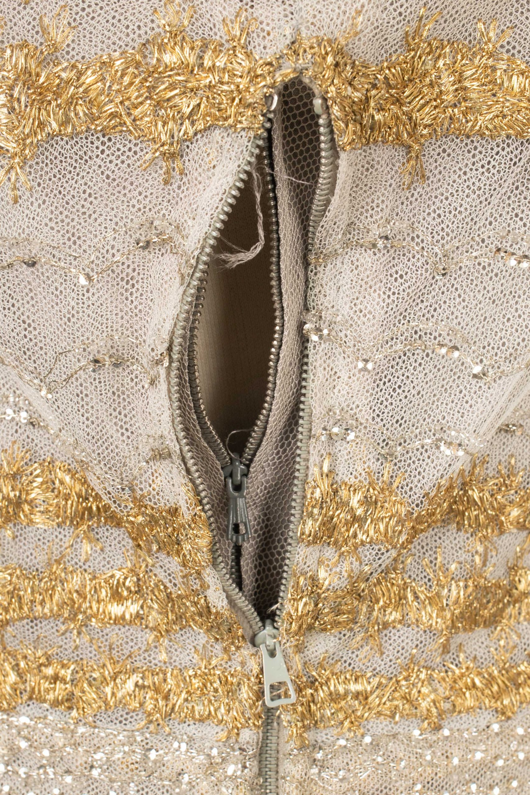 Robe vintage Dragoni Venezia Haute Couture 1950's – Image 9