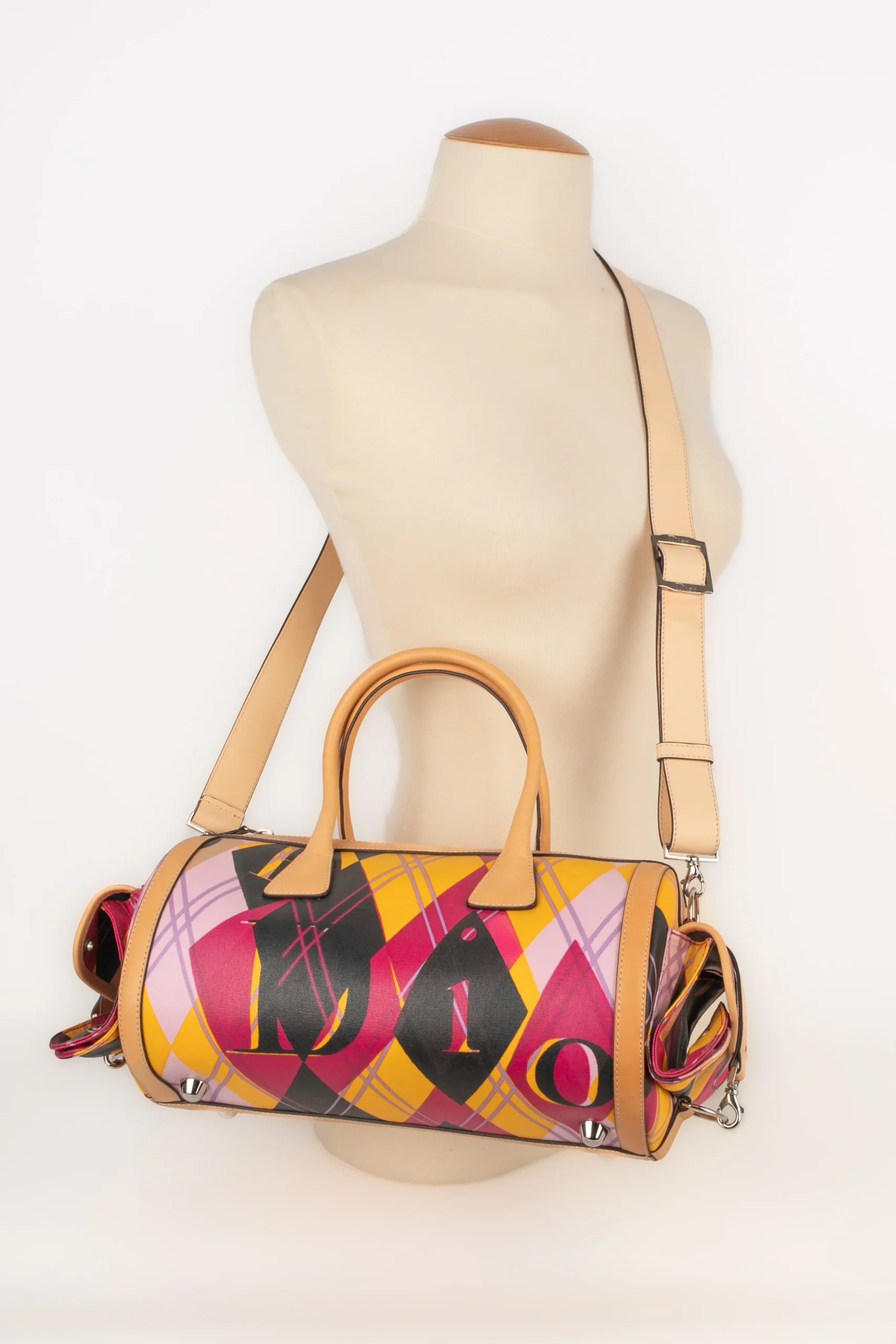 Sac "boston Bowling" arlequin Christian Dior collection Golf 2004 – Image 6