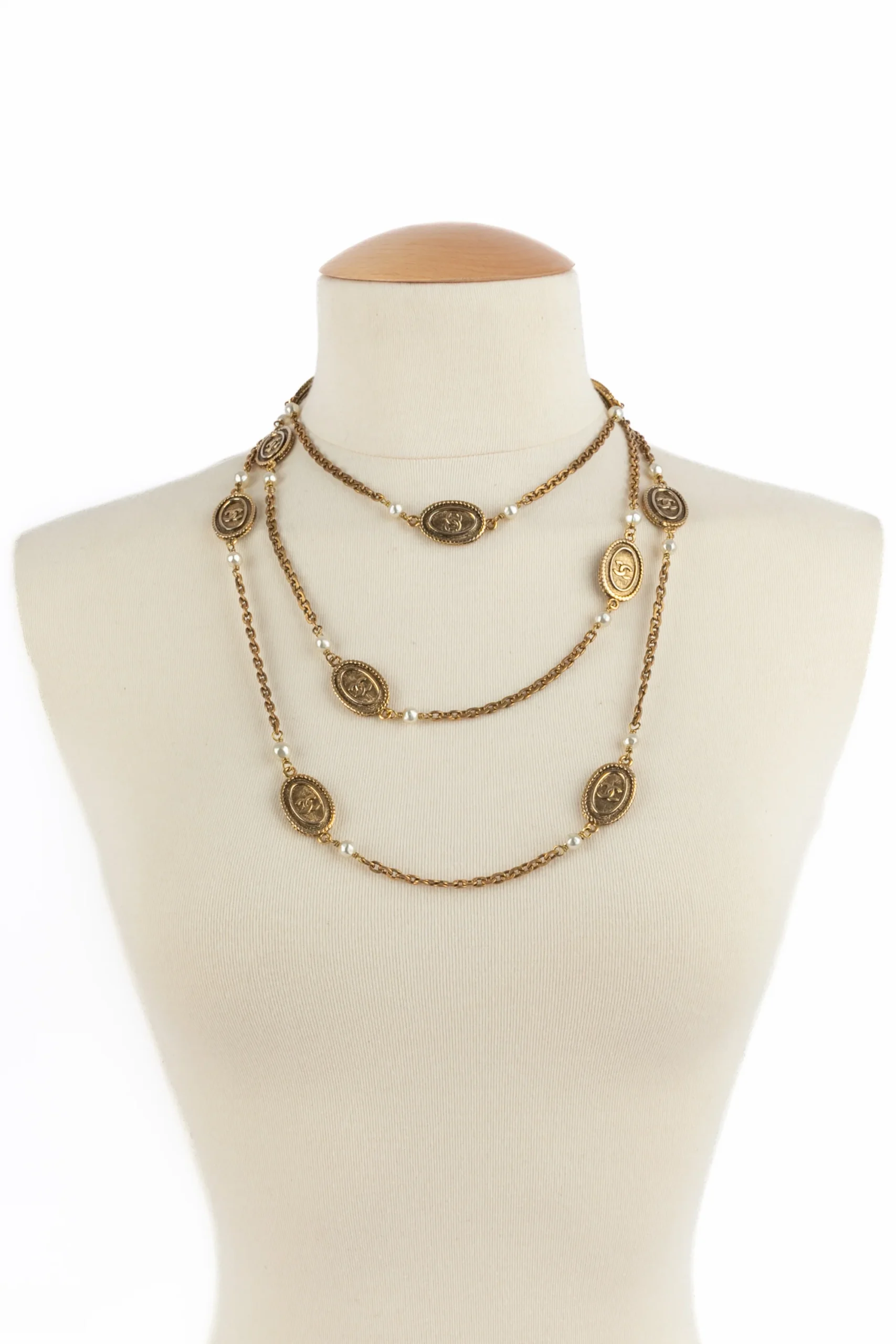 Collier sautoir Chanel 1985's – Image 5