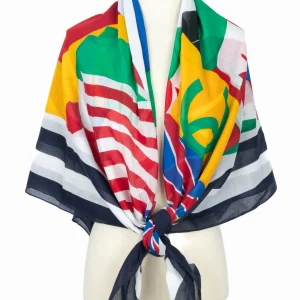 Foulard "Drapeaux" Chanel