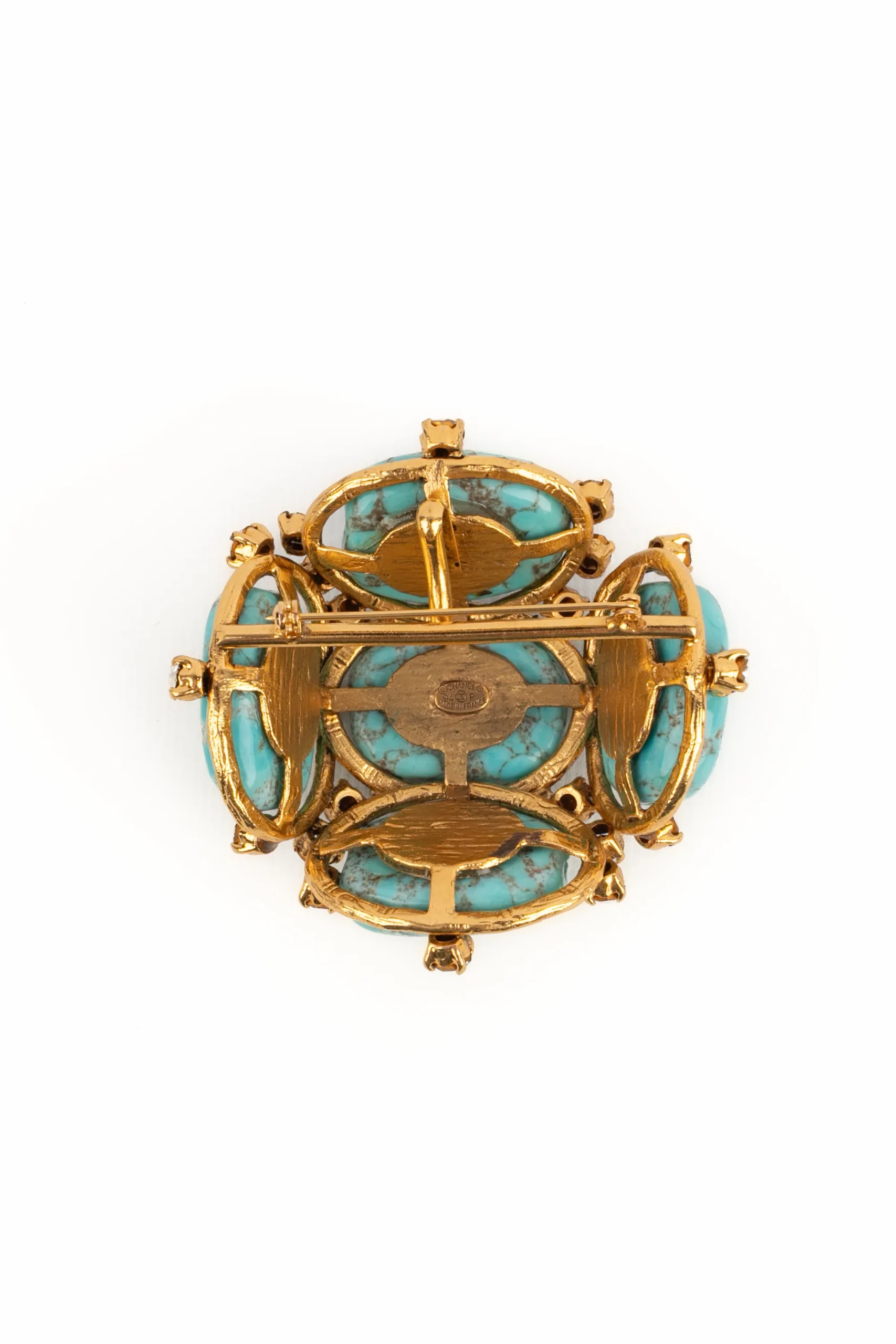 Broche turquoise Chanel 1994 – Image 9