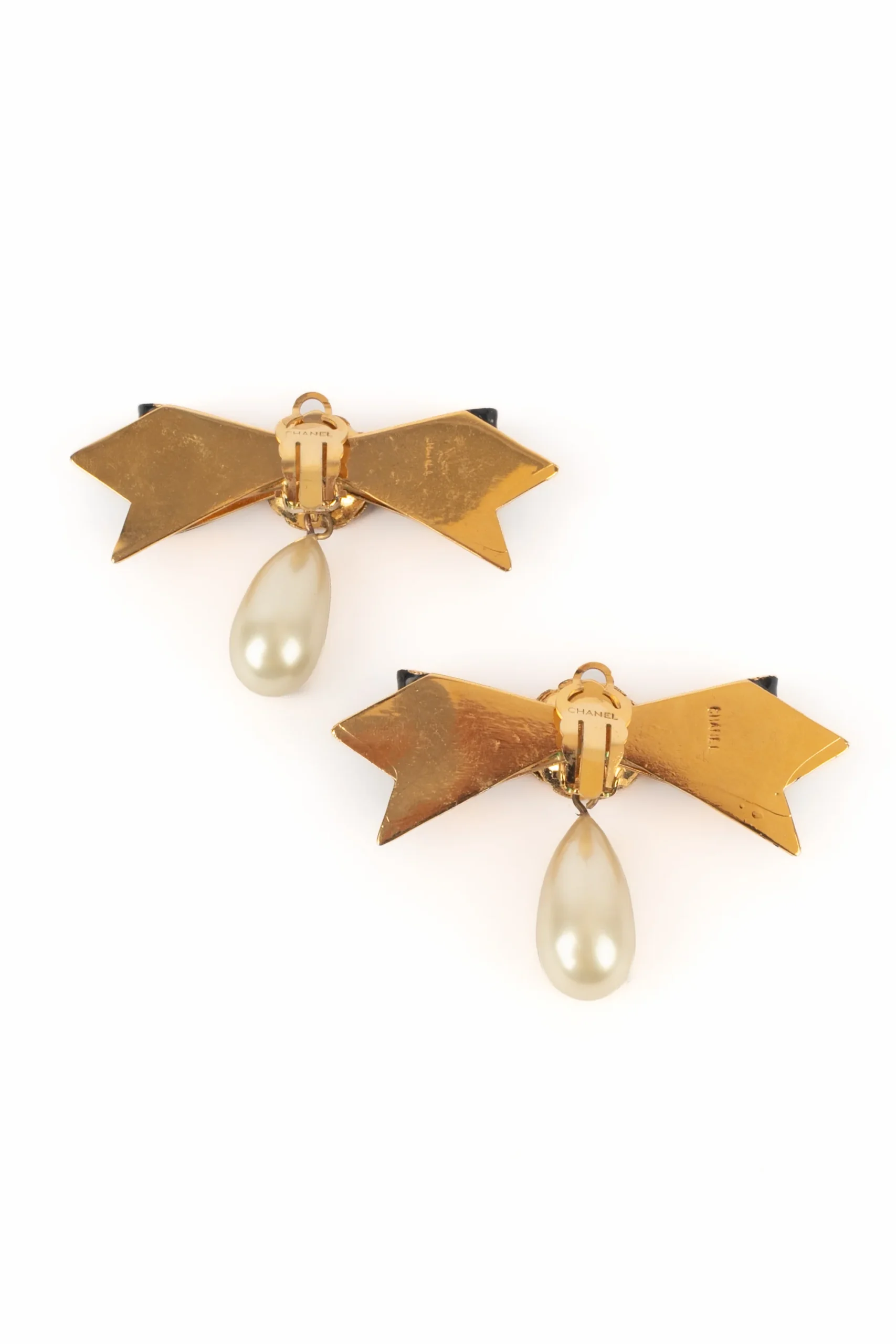 Boucles d'oreilles "Noeud" Chanel 1988 – Image 7