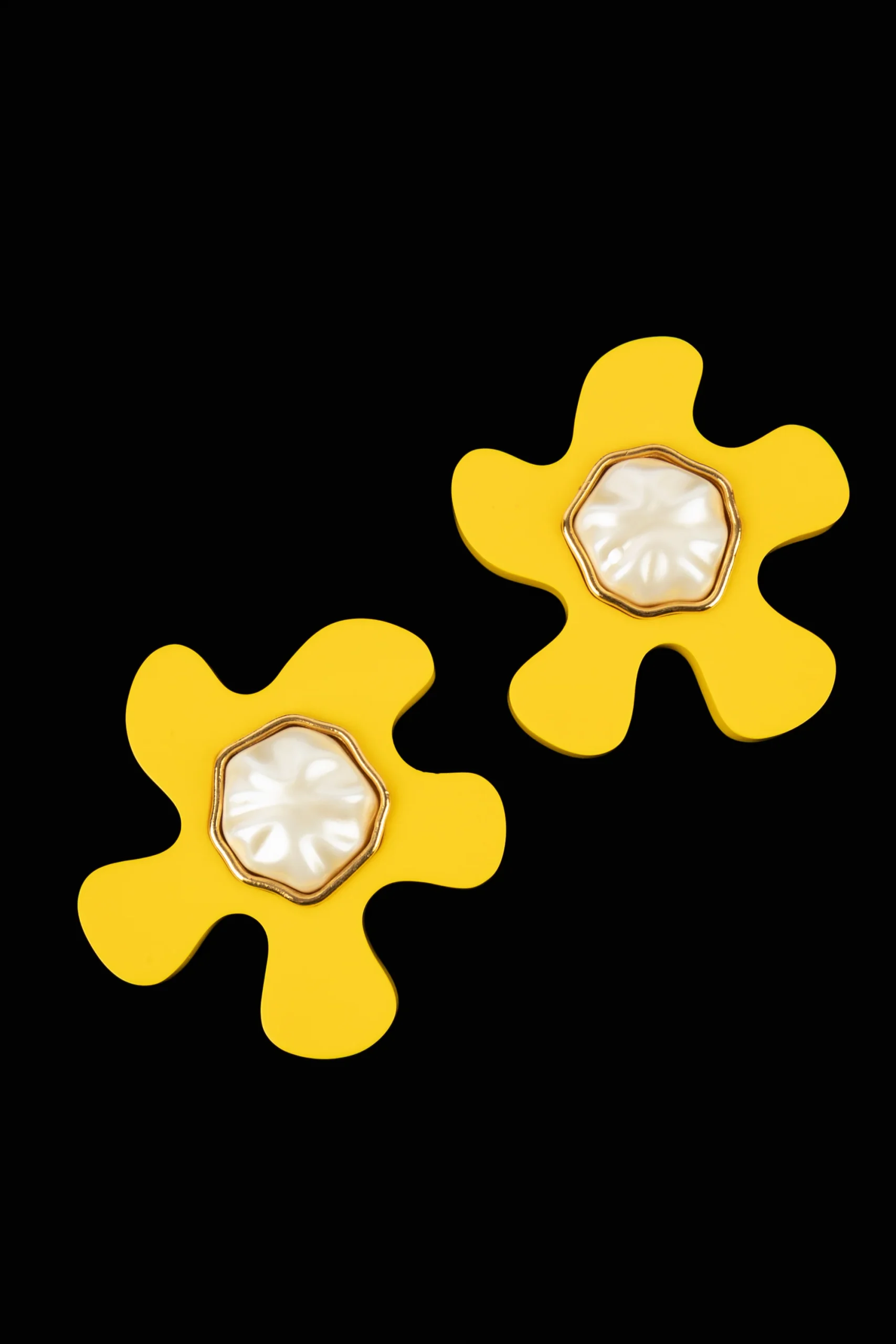 Boucles d'oreilles "Fleur" Chanel Eté 1991 – Image 6