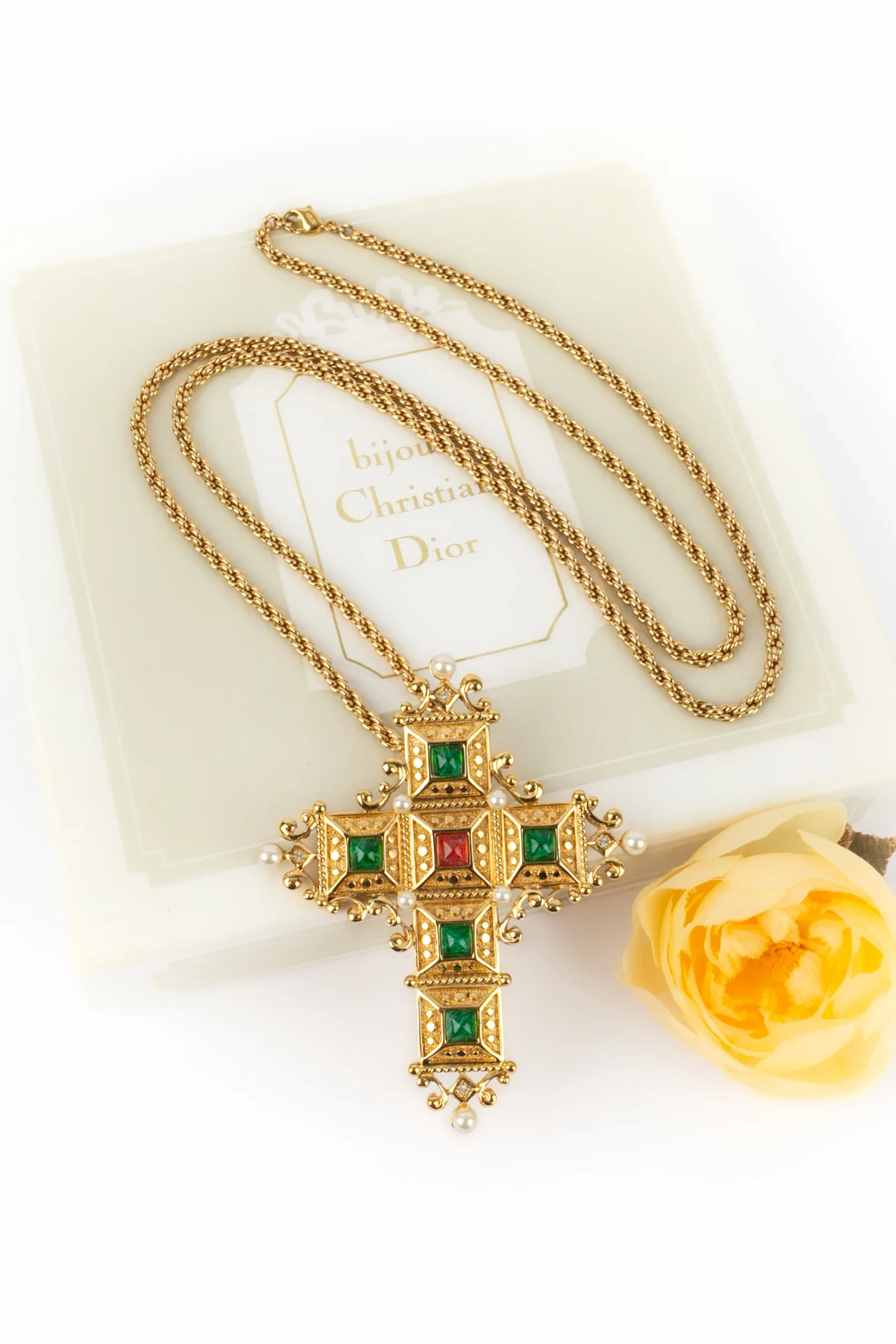 Collier "Croix" Christian Dior – Image 2