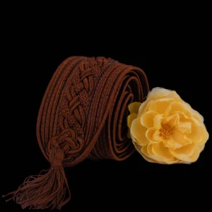 Ceinture en passementerie Yves Saint Laurent (Attribuée à)