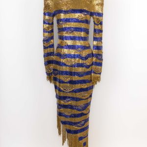 Robe "Egyptienne" Balmain Resort 2023
