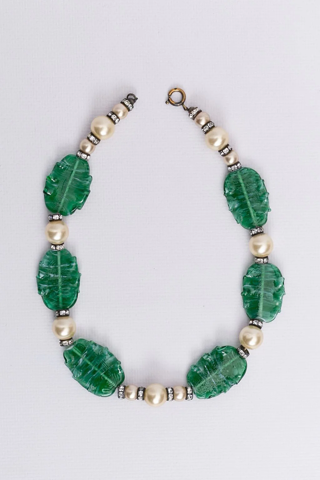 Collier ancien perles de verre – Image 5