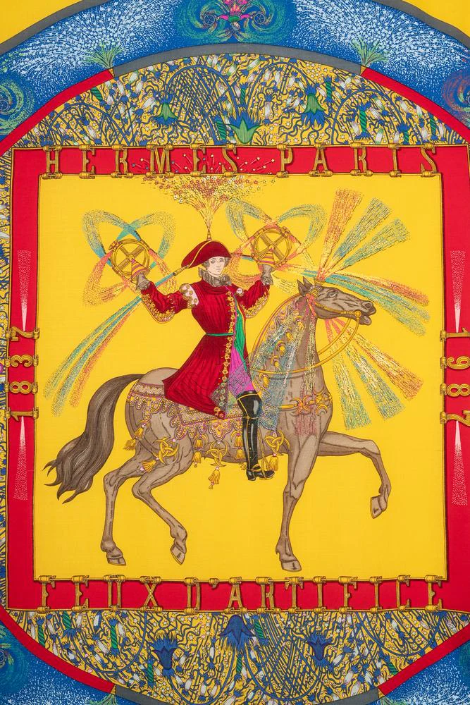 Étole "Feux d'artifice" Hermès – Image 5