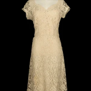 Robe en guipure 1950's