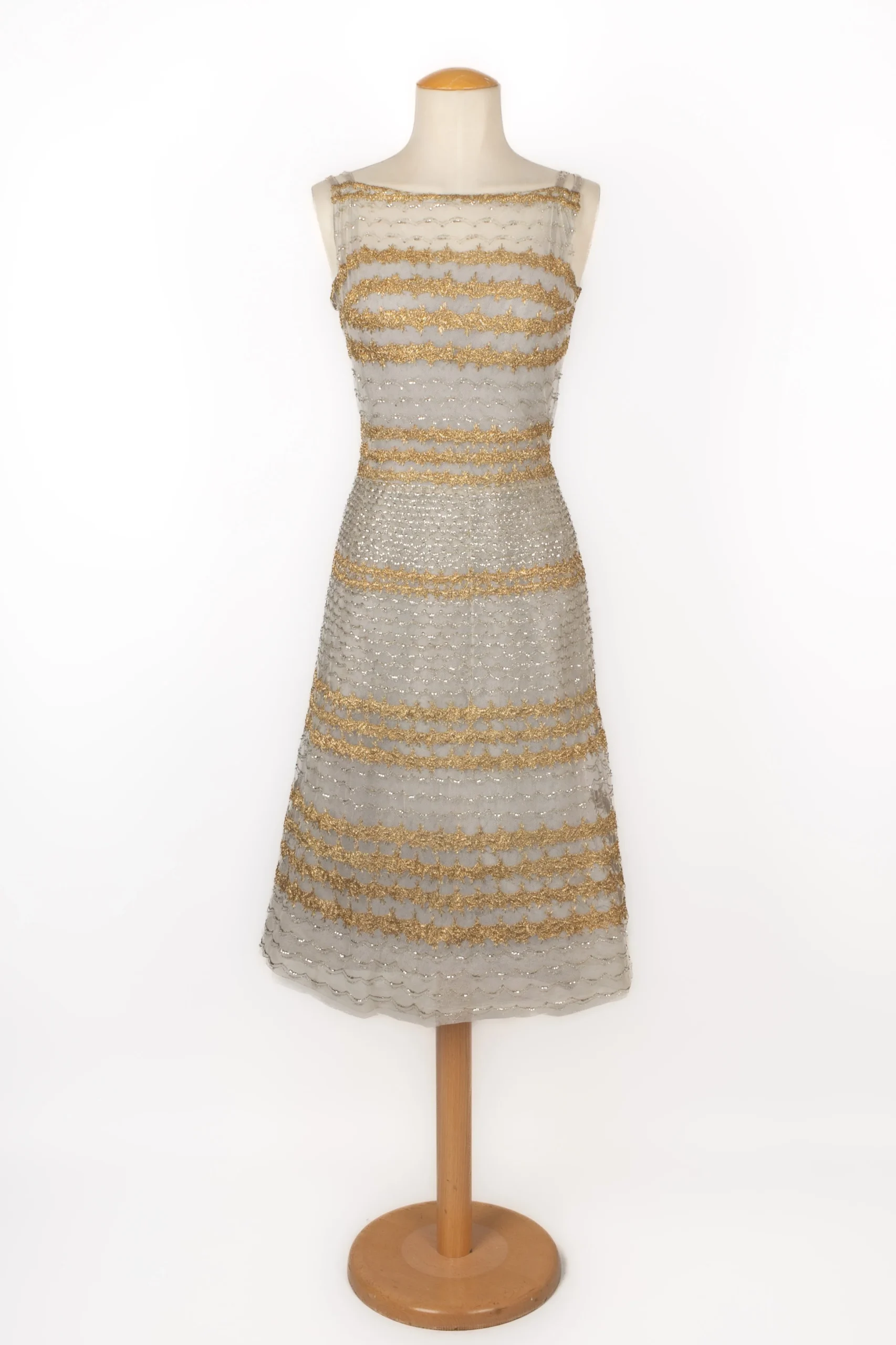 Robe vintage Dragoni Venezia Haute Couture 1950's – Image 2