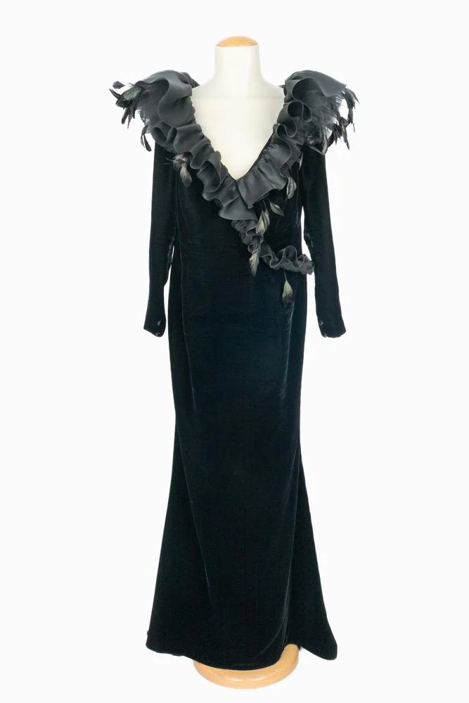 Robe en velours Loris Azzaro – Image 2