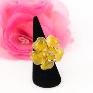 Bague jaune Augustine