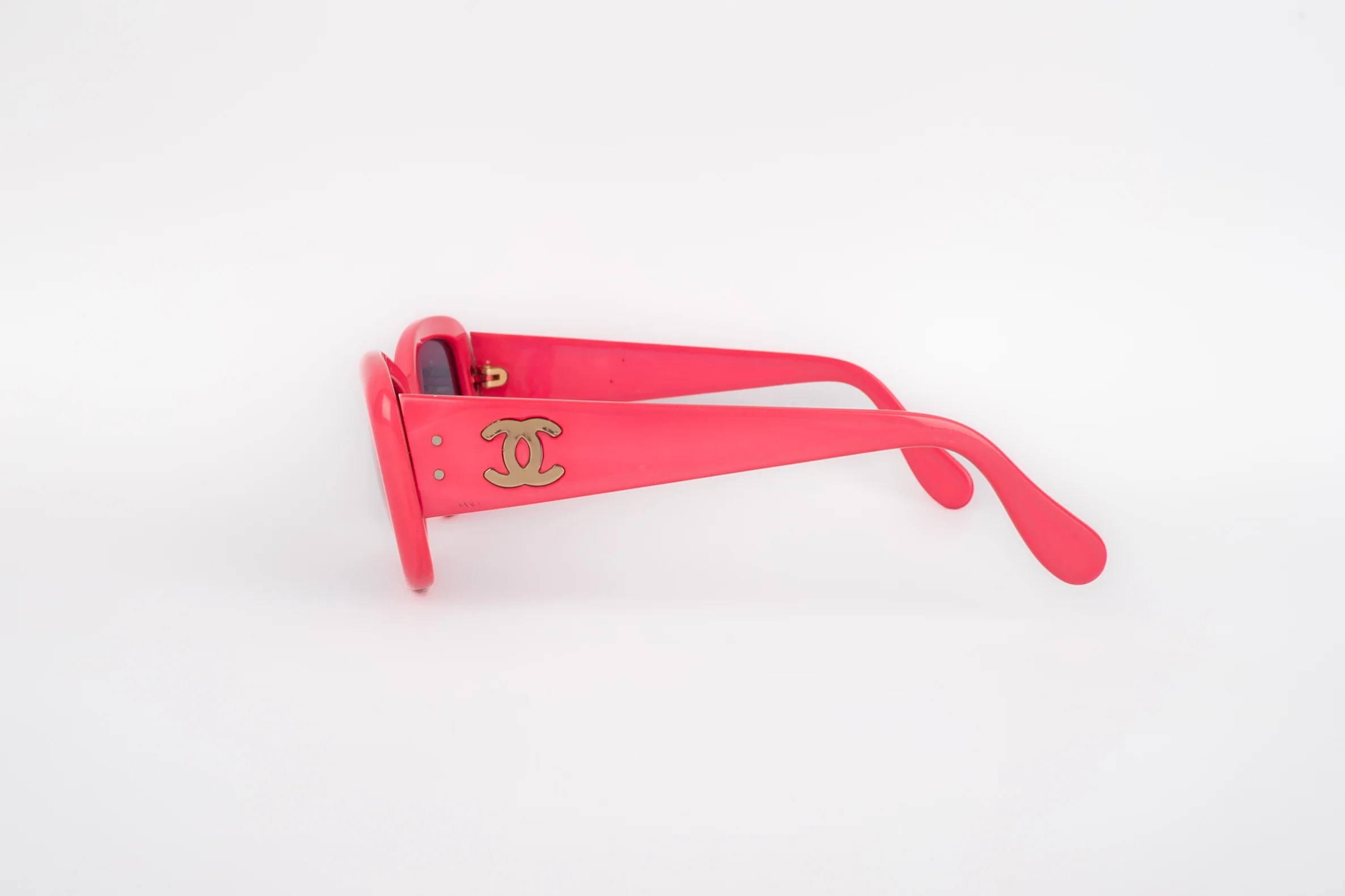 Lunettes de soleil roses Chanel – Image 6